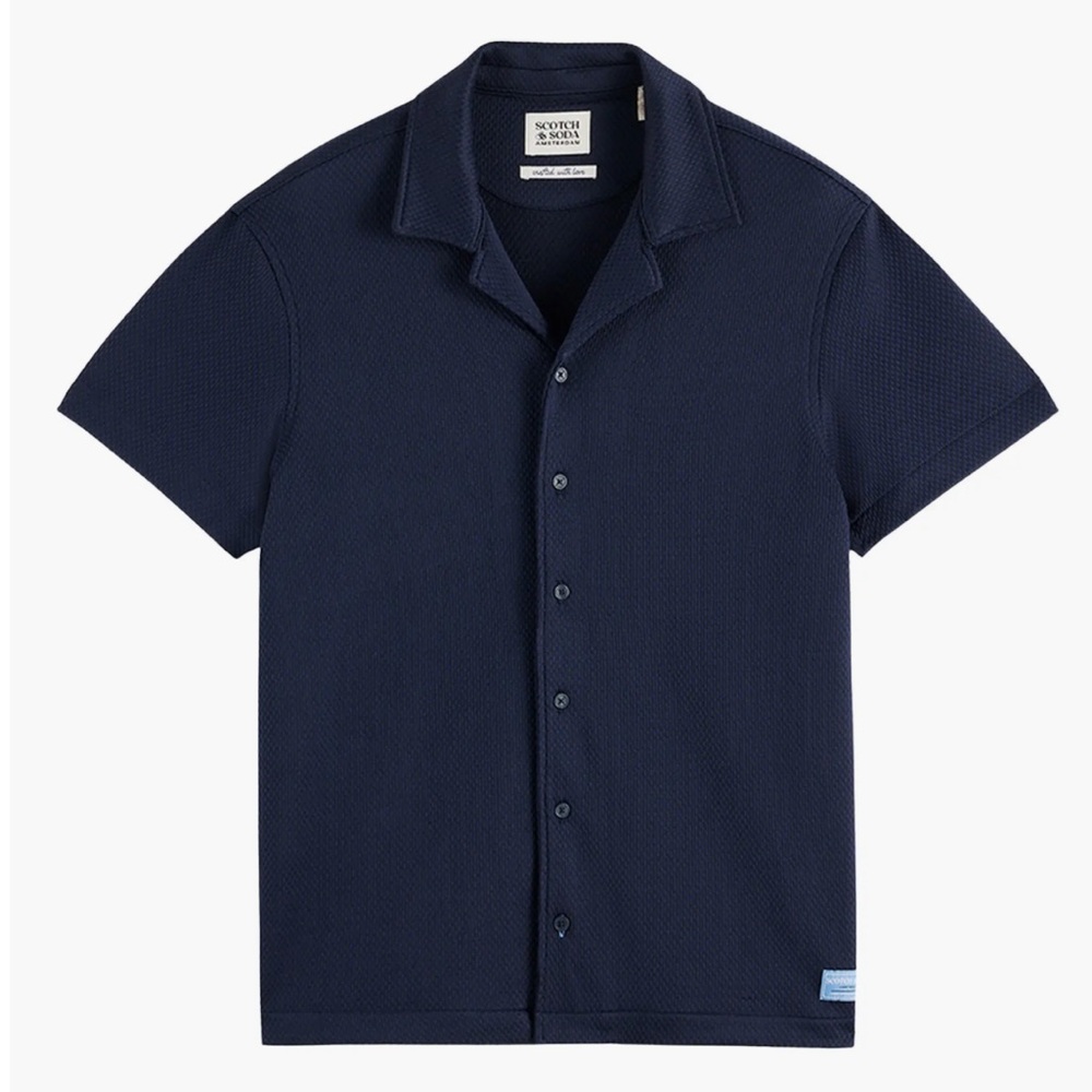 🔥Scotch & Soda Mens Jersey Button Down Shirt.
